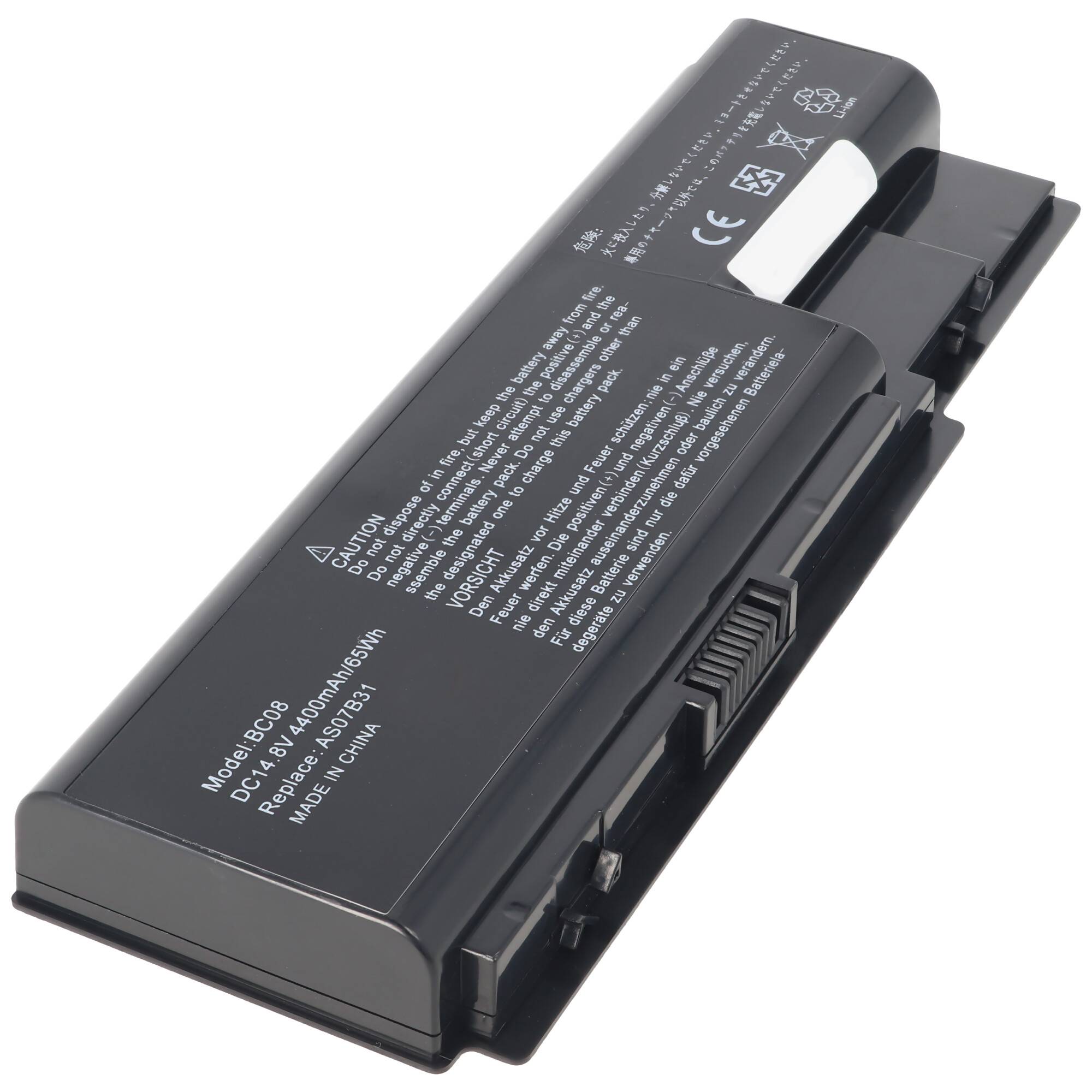 Akku passend für Acer Aspire 5520, Aspire 6930 BT.00604.018, 14,8 Volt 4400mAh