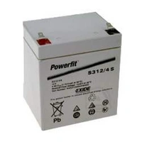 Exide Powerfit S312/4 S Blei Akku, Anschluss 4,8mm Exide Powerfit S312/4 S Blei Akku, Anschluss 4,8mm