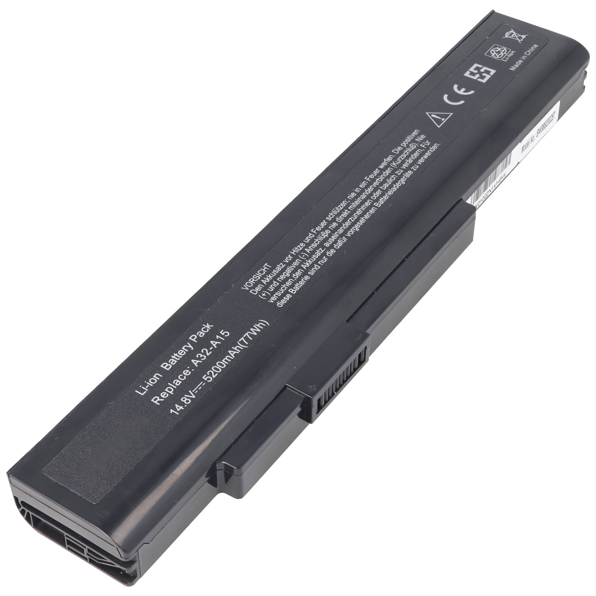 Akku für MEDION Akoya P6633 14,8 Volt 4400mAh