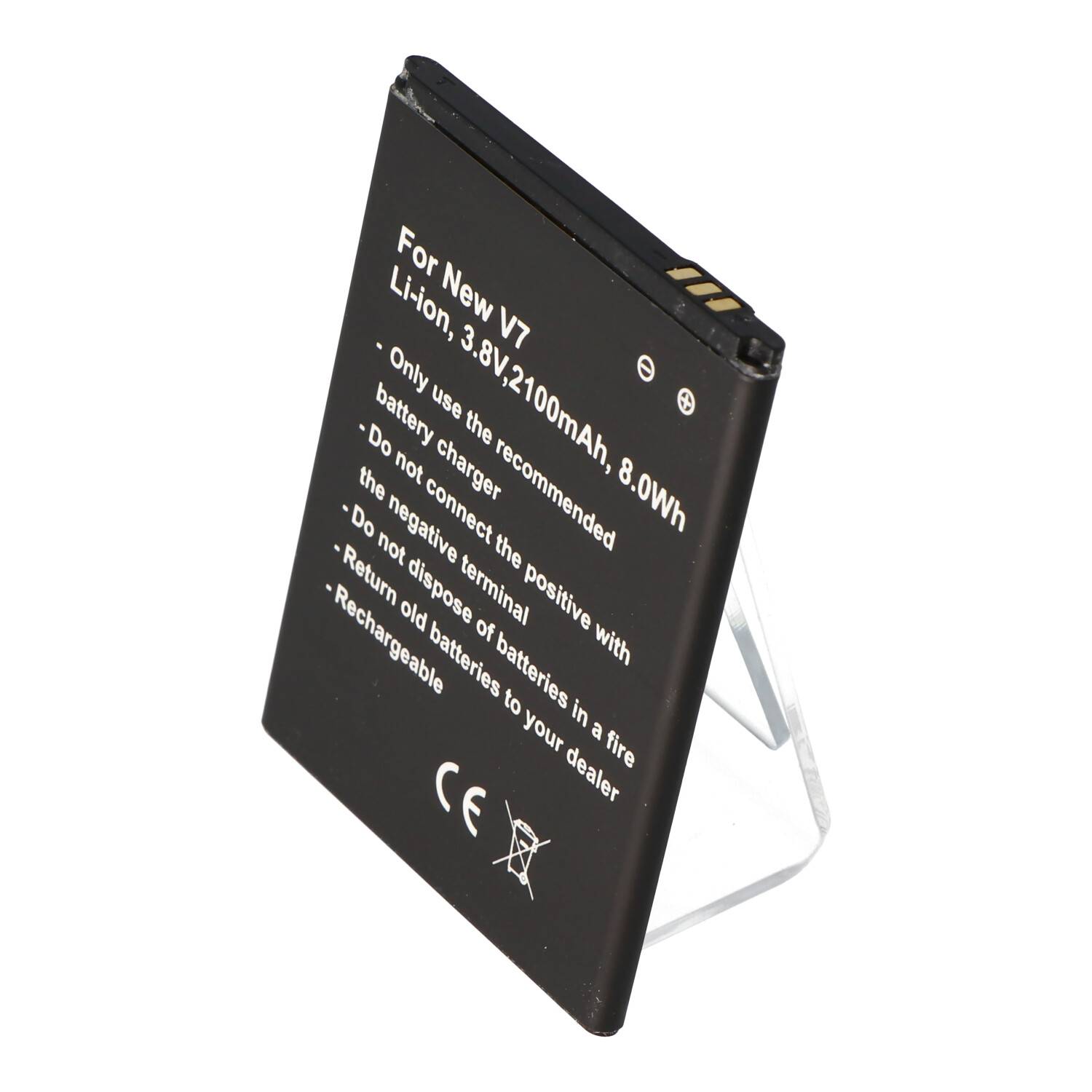 Akku passend für den iNew V7 Handy Akku EL395468PV mit 3,8 Volt und 2100mAh