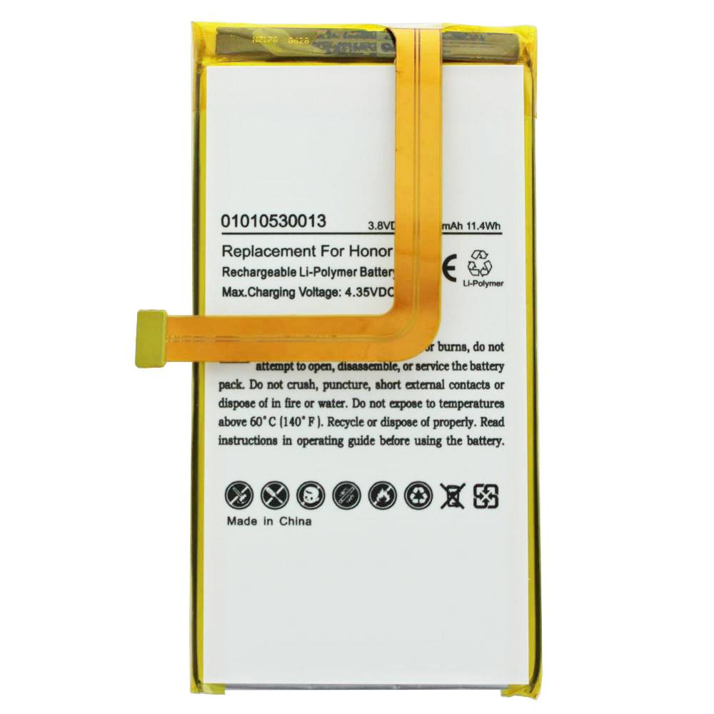 Akku passend für Huawei Honor 7, Ascend G628 Akku HB494590EBC mit 3,8 Volt 3000mAh