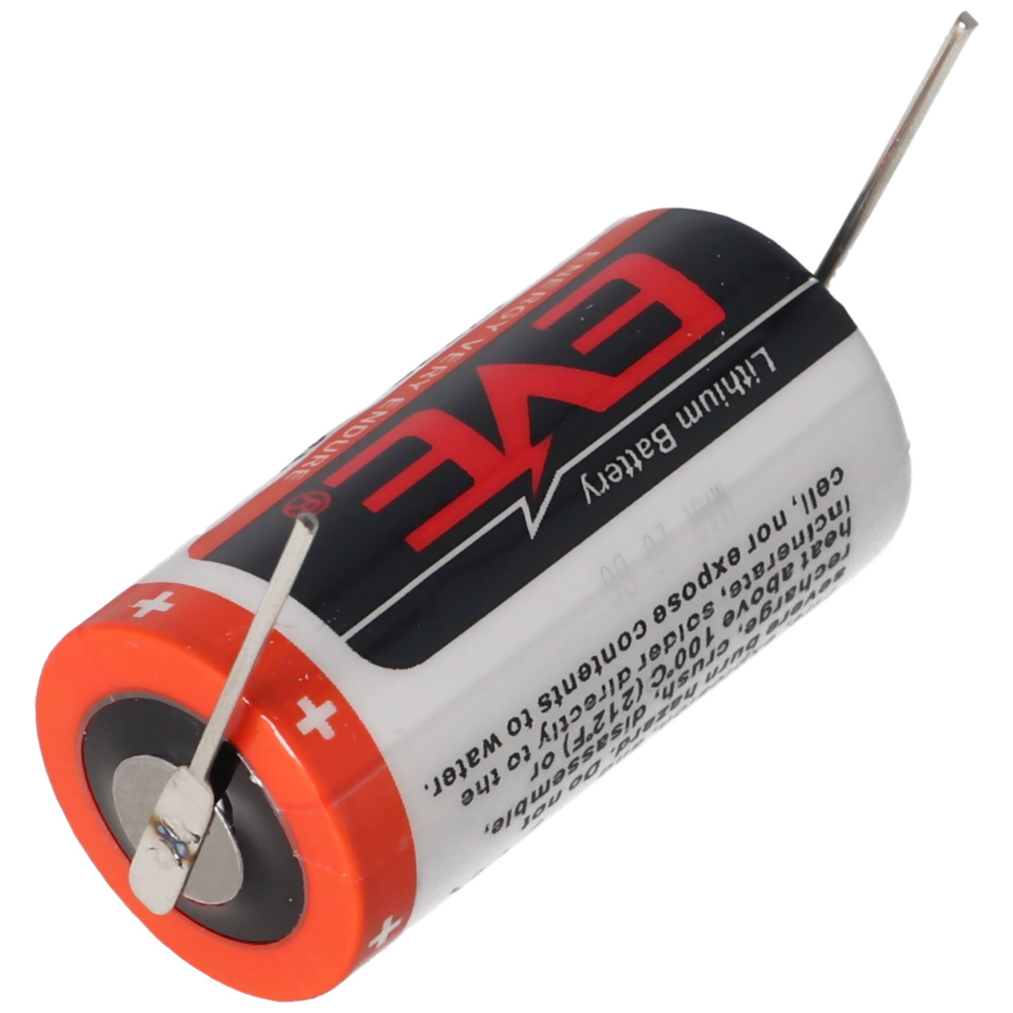 EVE CR17335 3V Lithium Batterie mit Lötfahnen oder Lötpaddel auswählbar mit Lötpaddel