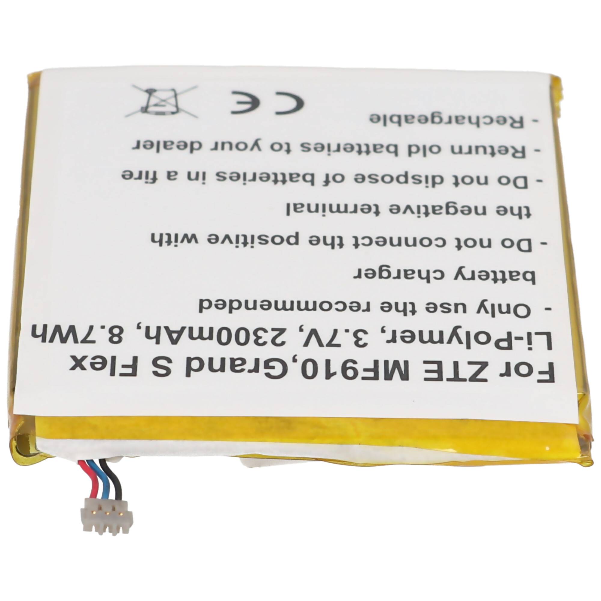 Akku passend für ZTE MF910 Akku Li3823T43P3h715345, ZTE Grand S Flex, MF910, MF910 4G LTE