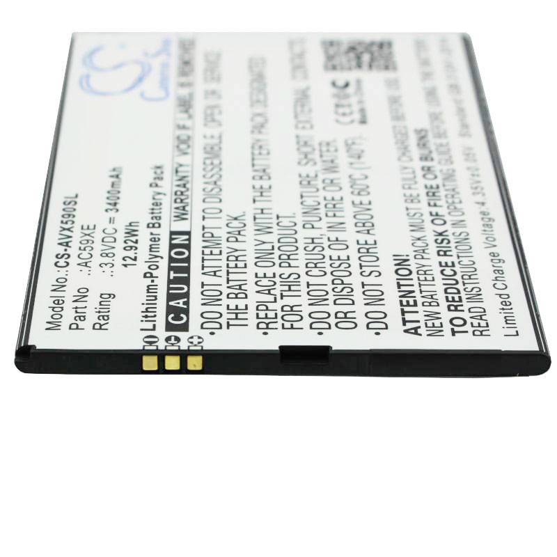 Akku passend für den Archos 59 Xenon Akku AC59XE 3400mAh