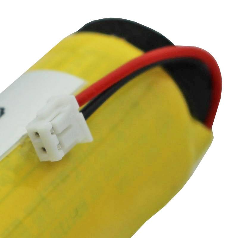 Batterie 6 Volt mit 2 Stück BR-2/3A, mit Kabel und Stecker