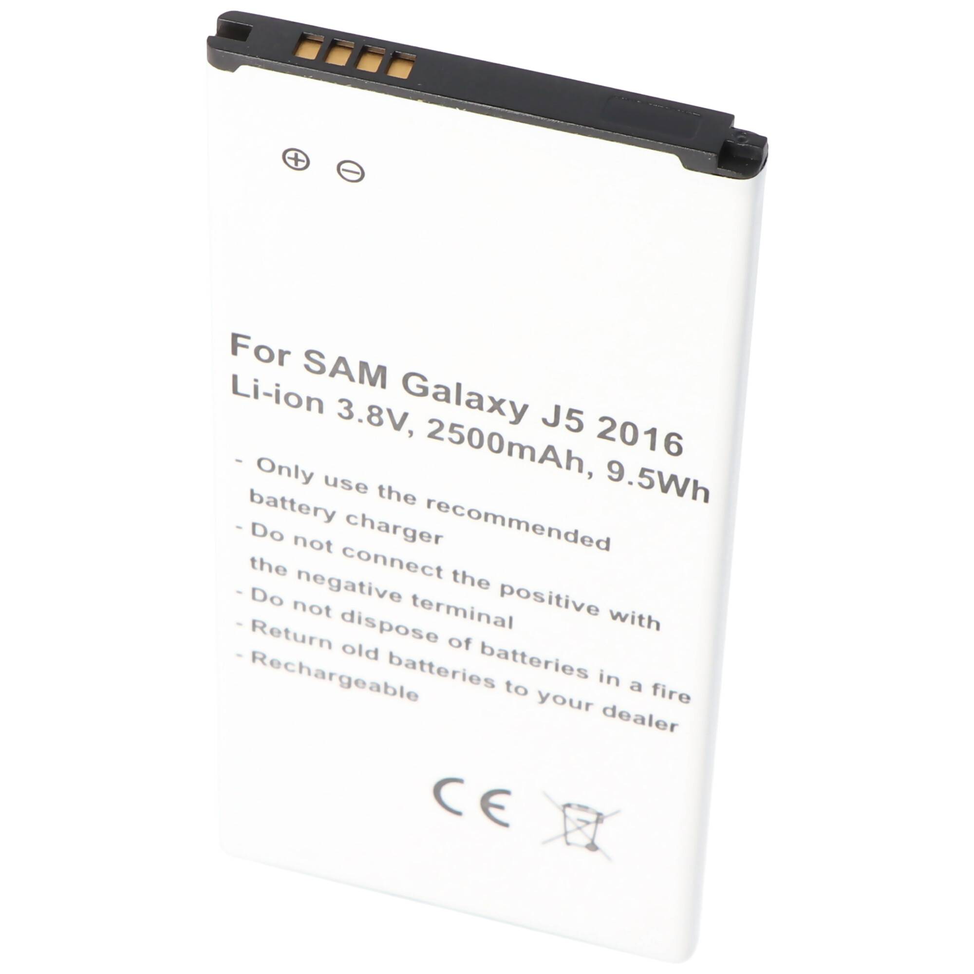 Akku passend für den Samsung Galaxy J5 2016 Akku EB-BJ510CBC, EB-BJ510CBE, GH43-04601A