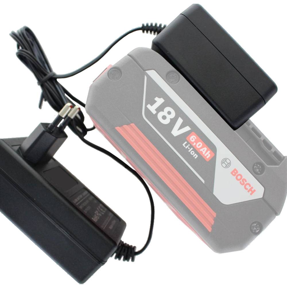 Ladegerät passend für Bosch Li-Ion Akku 18 Volt (kein original Bosch Ladegerät)