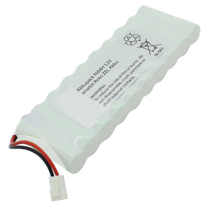 Akku passend für den Roto ZEL Akku 12 Volt RT2 SF G2 bestückt mit Panasonic eneloop Standard AA 2000mAh Zellen
