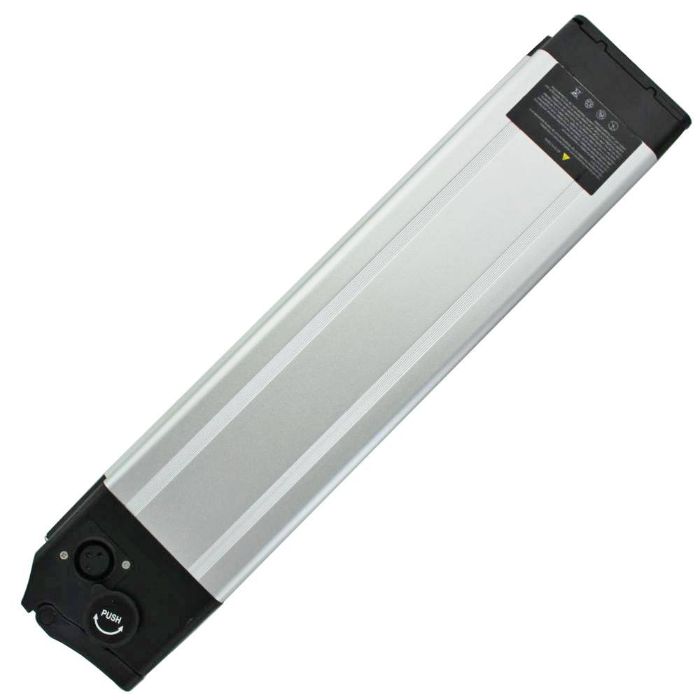 Akku passend für den Prophete E-Bike Akku silber 24 Volt 10,4 Ah inklusive Ladegerät, Abmessungen ca. 380 x 94 x 88 mm