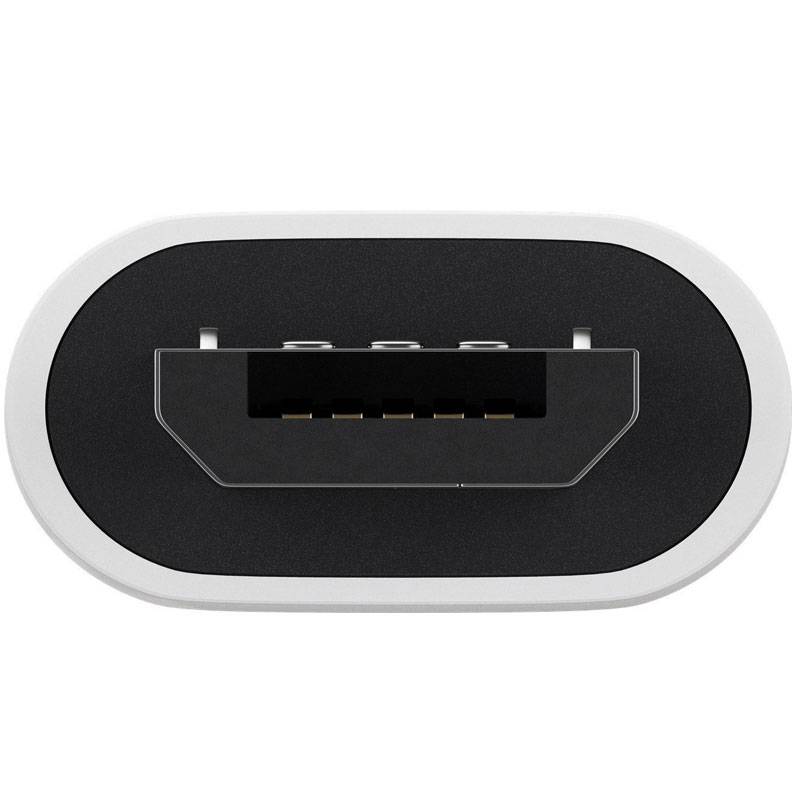 Adapter USB 2.0 Micro-B auf USB-C weiß, zum Verbinden eines Micro-USB Gerätes mit einem USB-C Kabel