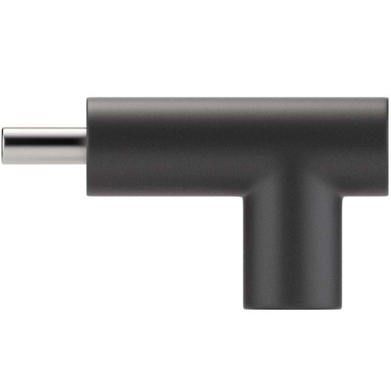 Adapter USB-C auf USB-C 90 Grad Winkel, schwarz USB-C-Buchse abgewinkelt auf USB-C-Stecker