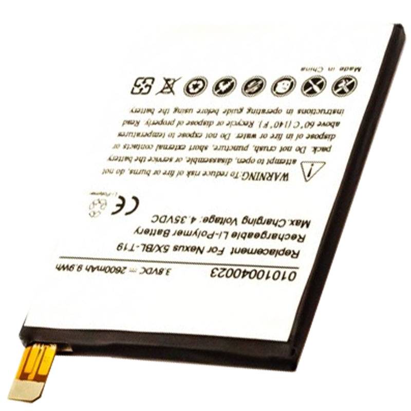 BL-T19 Akku passend für Google Nexus 5X, Sony NEXus 5X LTE, LG Bullhead, H790, H791, H791F, H798, Sony NEXus 5X, Sony NE