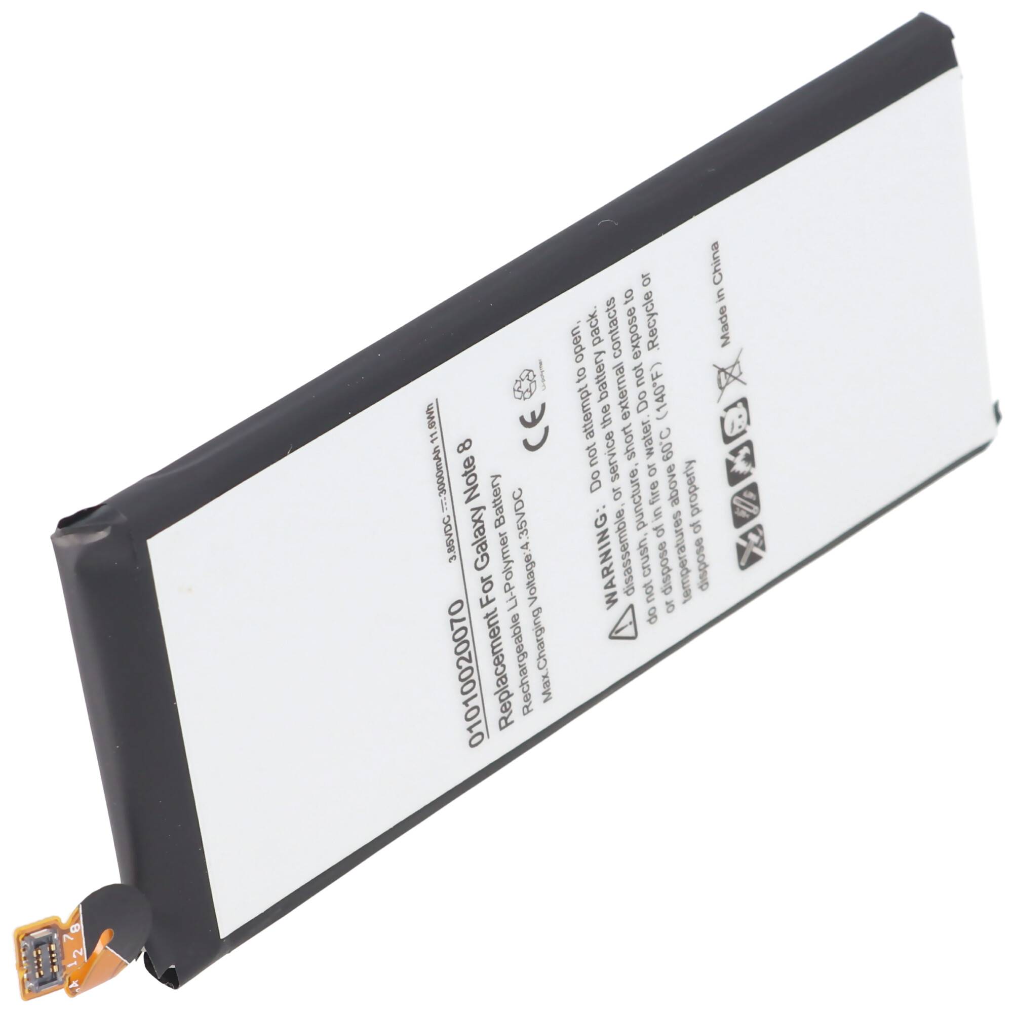 Akku passend für Samsung Galaxy Note 8, SM-N9500, EB-BN950ABE, GH82-15090A 3,85 Volt 3000mAh