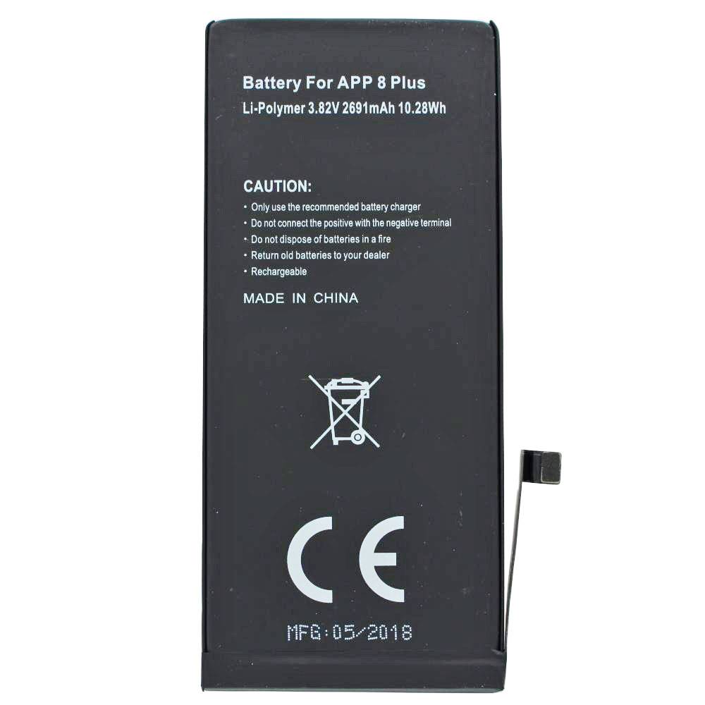 Akku passend für Apple iPhone 8 Plus, iPhone 8+, 616-00367 Akku, 3,8 Volt 2690mAh
