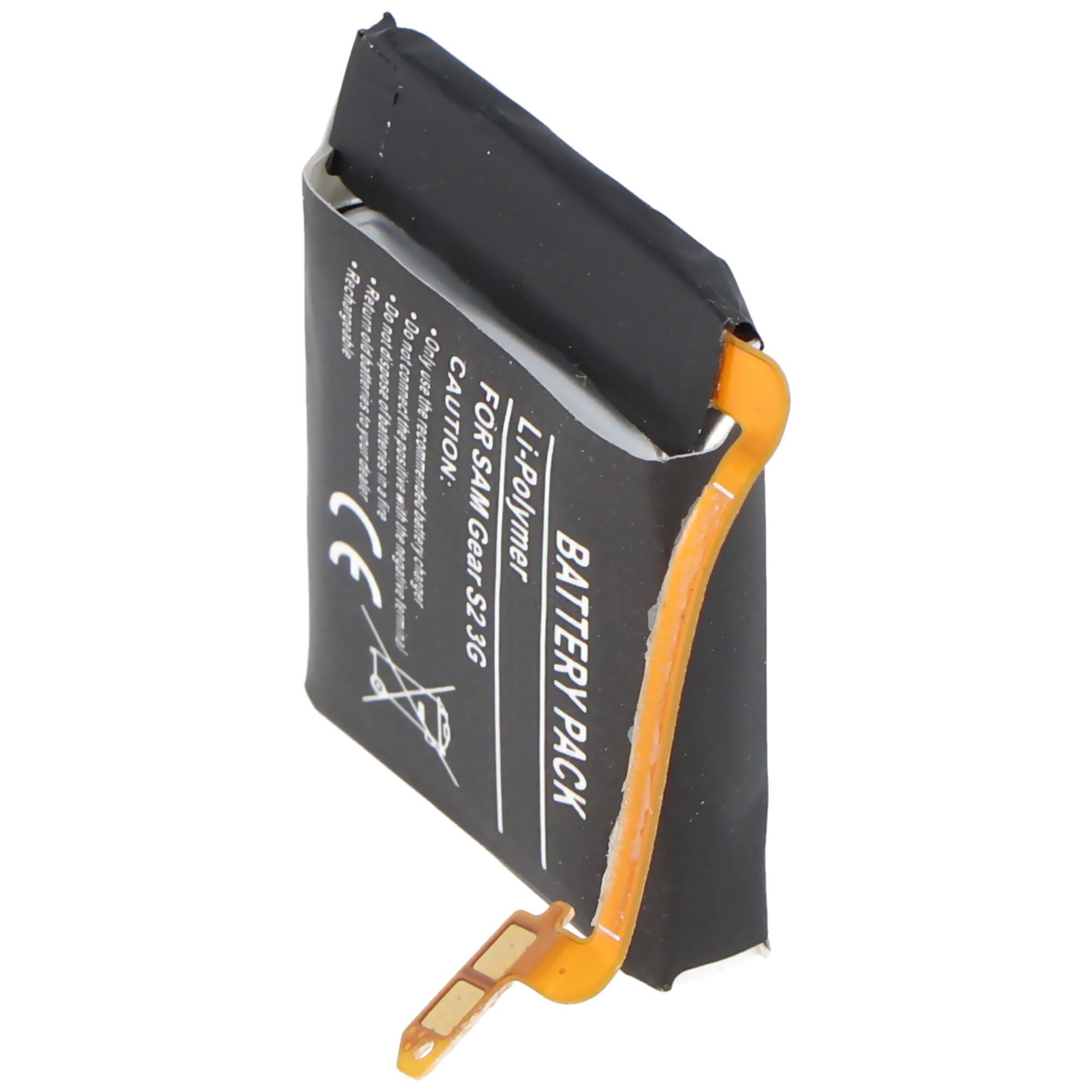 Akku für Samsung Galaxy Gear S2 3G, SM-R730, SM-R730A, SM-R730S, -R730T, -R730V, -R735, EB-BR730ABE, GH43-04538B 3,7 Vol