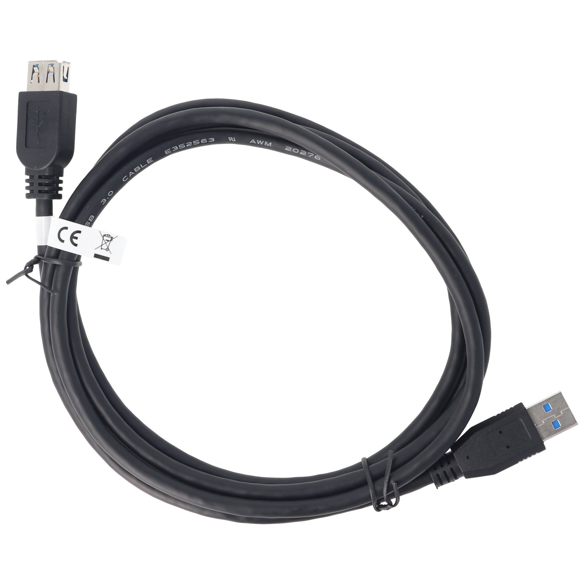 USB 3.0 SuperSpeed Verlängerungskabel 1,8 m, USB 3.0 Stecker (Typ A) > USB 3.0-Buchse (Typ A)