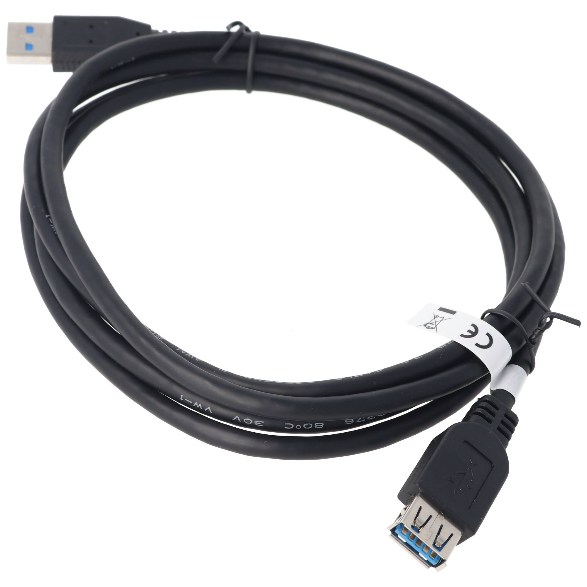 USB 3.0 SuperSpeed Verlängerungskabel 1,8 m, USB 3.0 Stecker (Typ A) > USB 3.0-Buchse (Typ A)