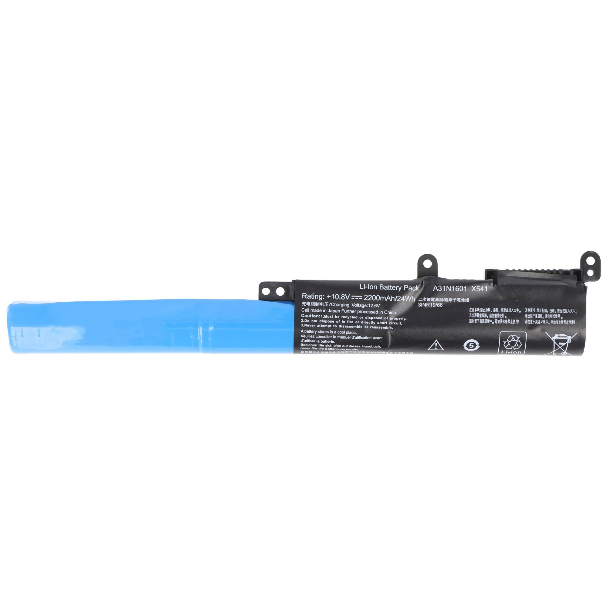 Akku passend für Asus VivoBook max. X541SC-1A, VivoBook max. X541SC-1C, 0B110-00440000, A31LP4Q, A31N1601 10,8 Volt 2200