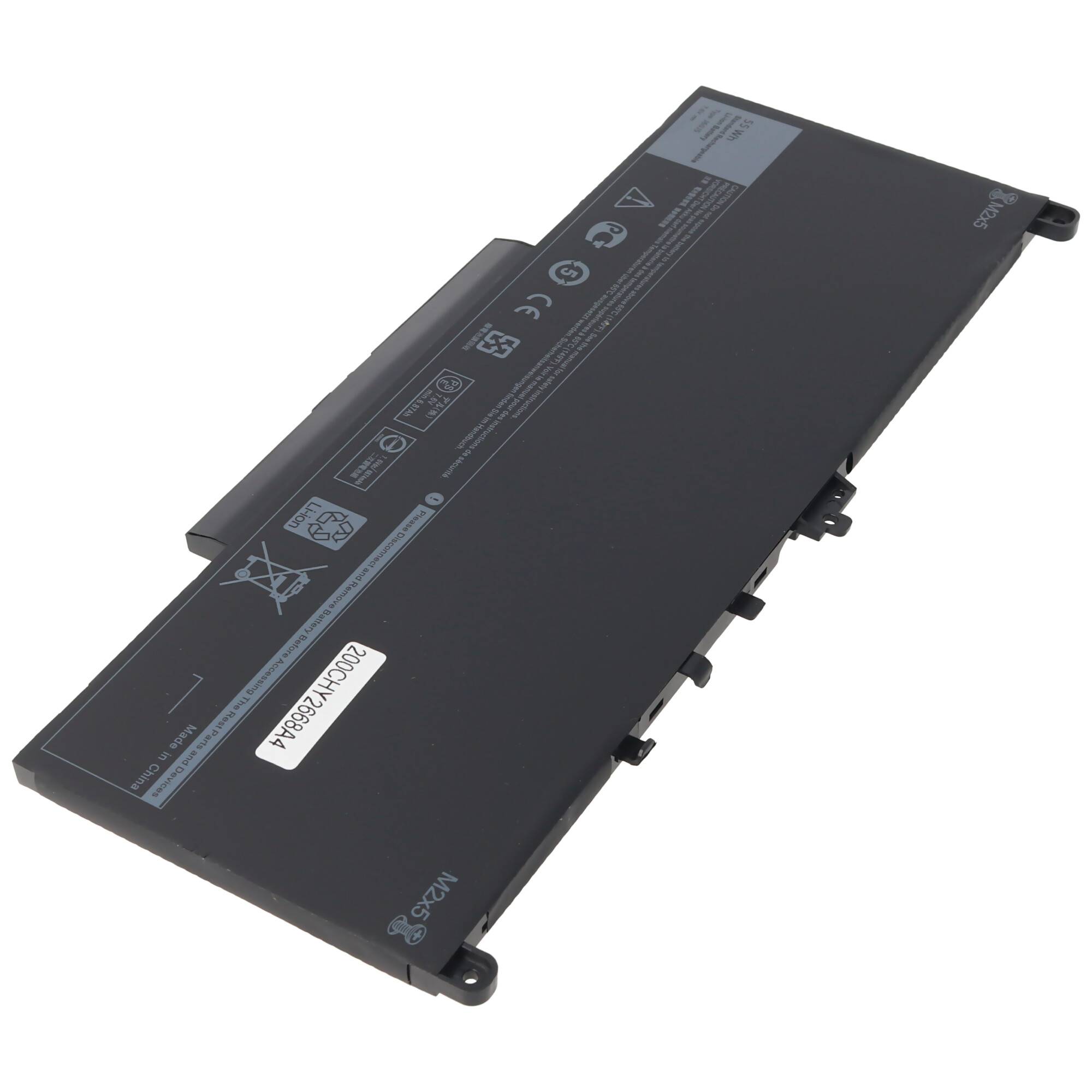 Akku passend für Dell Latitude 12, Dell Latitude E7270, Latitude 12 E7470, J60J5, MC34Y, NJJ2H, R1V85 7,6 Volt 7200mAh