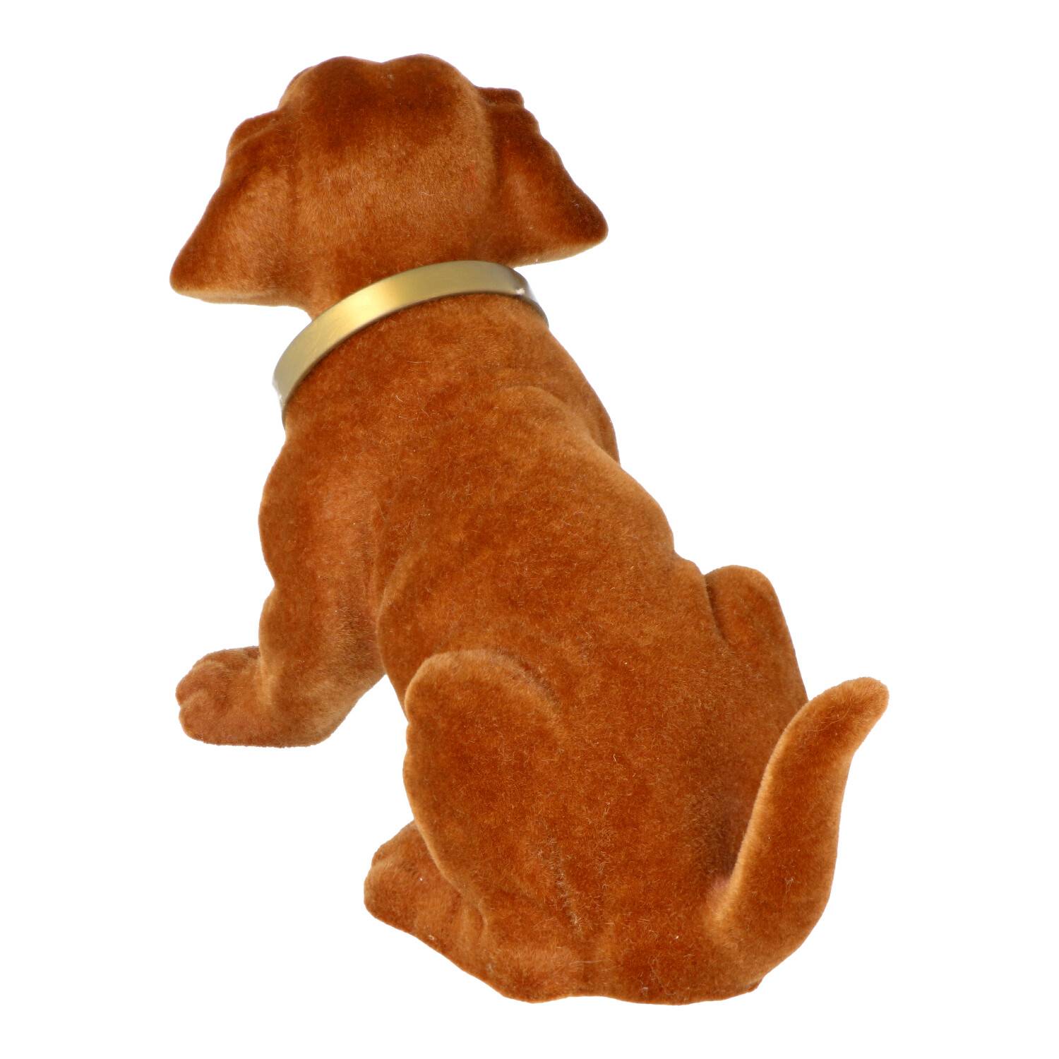 Der original Wackeldackel braun klein ca. 20x10cm, das Original seit 1965, the original booblehead small