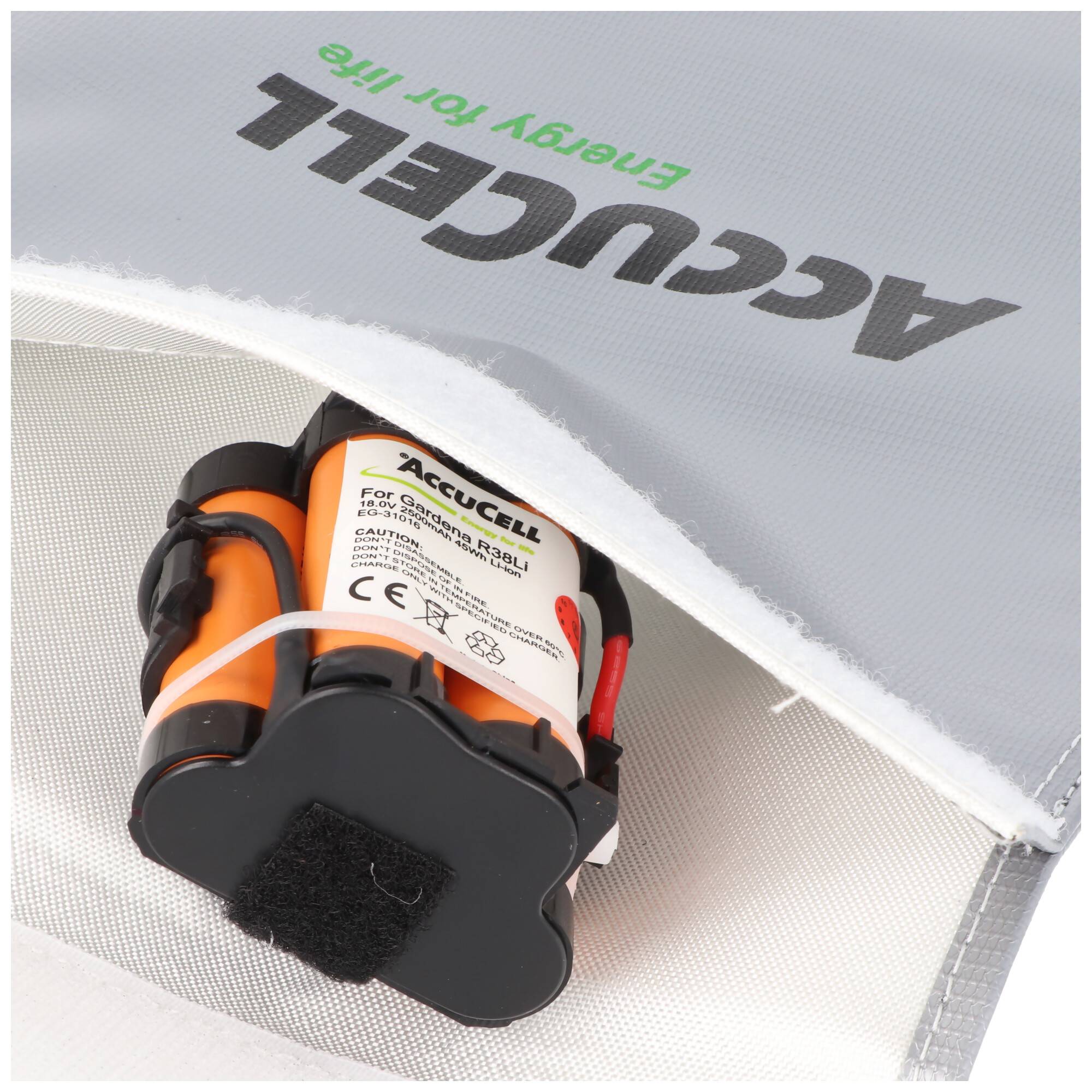 LIPO-SAFE Lipo Schutzbeutel klein, Lipos sicher aufbewahren! 23x18cm Silber 120gramm, Lipo Guard