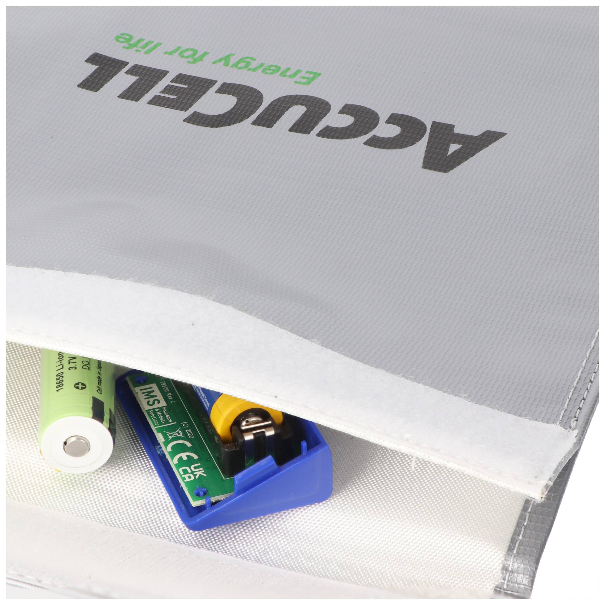 LIPO-SAFE Lipo Schutzbeutel klein, Lipos sicher aufbewahren! 23x18cm Silber 120gramm, Lipo Guard