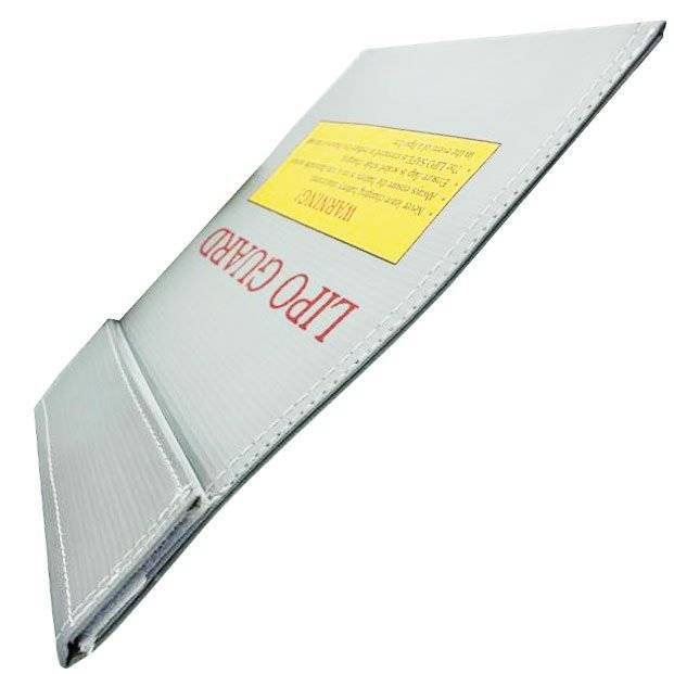 LIPO-SAFE Lipo Schutzbeutel klein, Lipos sicher aufbewahren! 23x18cm Silber 120gramm, Lipo Guard