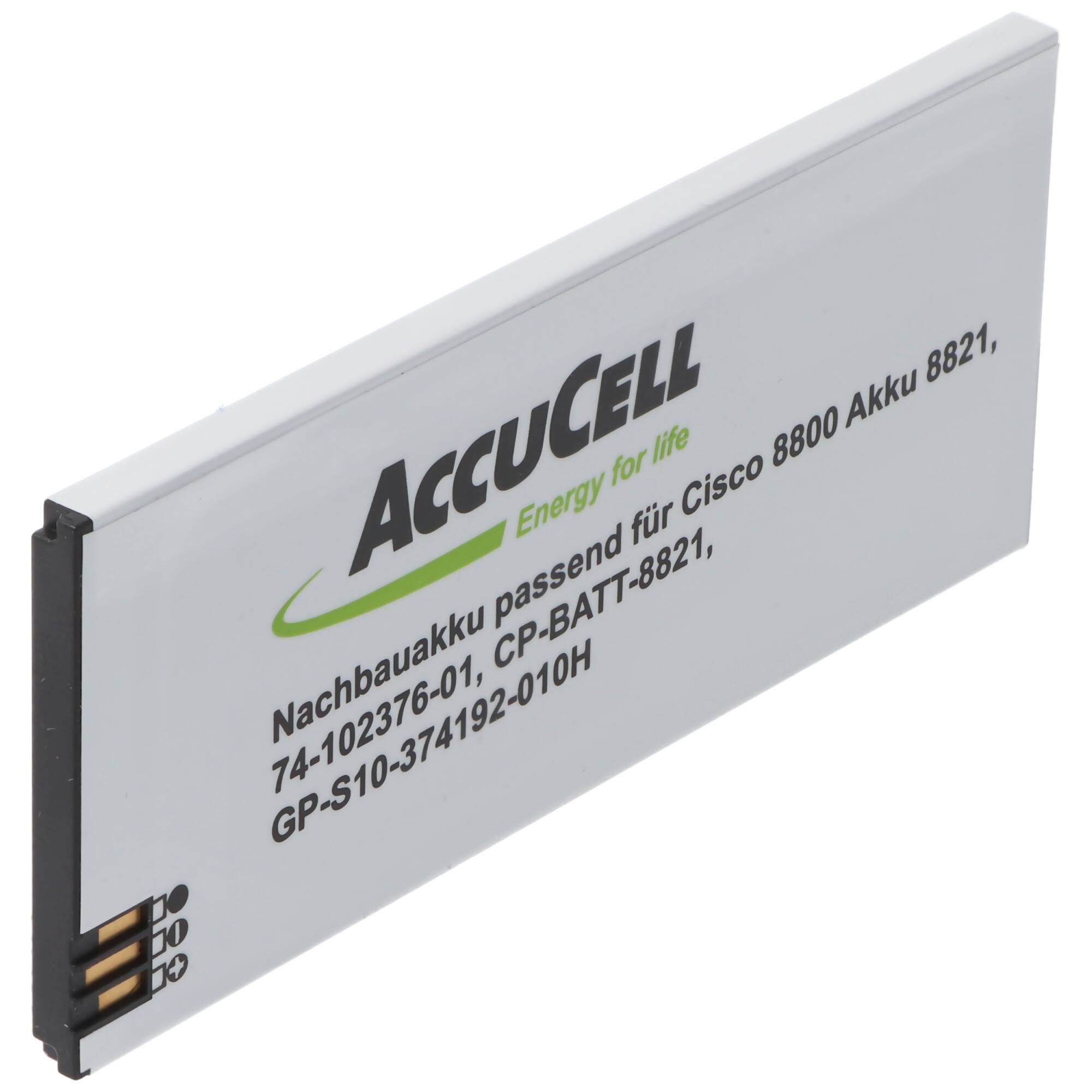 2200mAh Akku passend für den Cisco 8800 Akku 8821, 74-102376-01, CP-BATT-8821, GP-S10-374192-010H – Perfekter