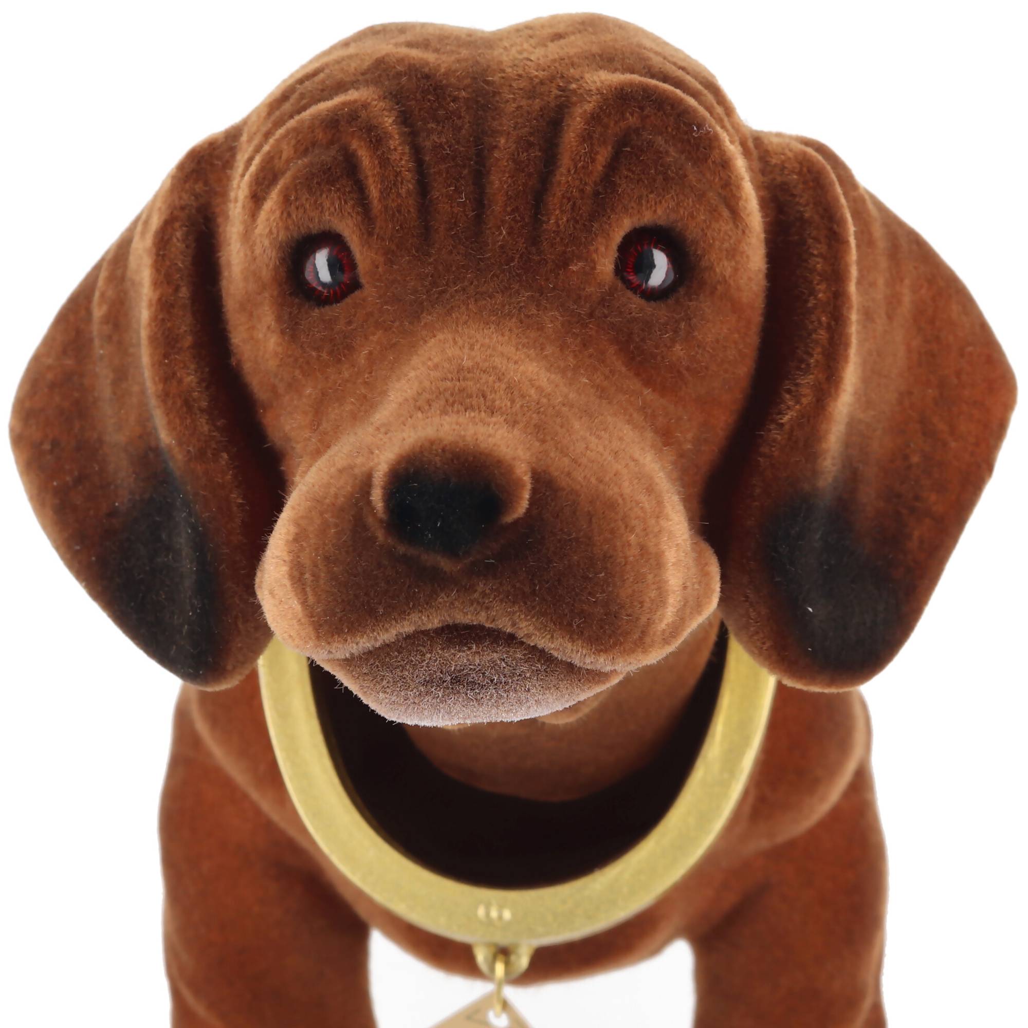 Der original Wackeldackel braun gross ca. 30x18,5cm, das Original seit 1965, the original booblehead large