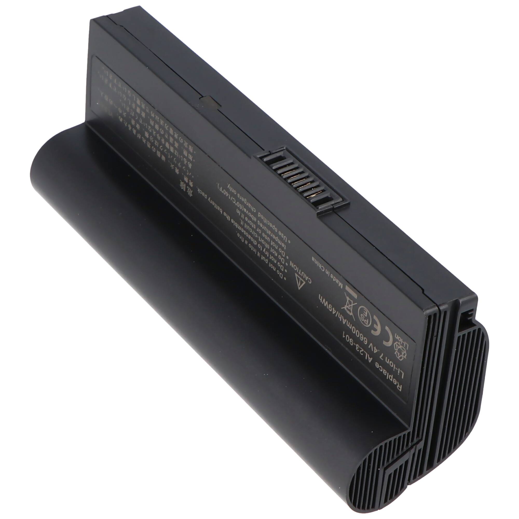 Akku passend für Asus Eee PC 901, A22-901, AL22-901, AL23-901, AL23-901H, AL24-1000, AP23-901 6600mAh schwarz