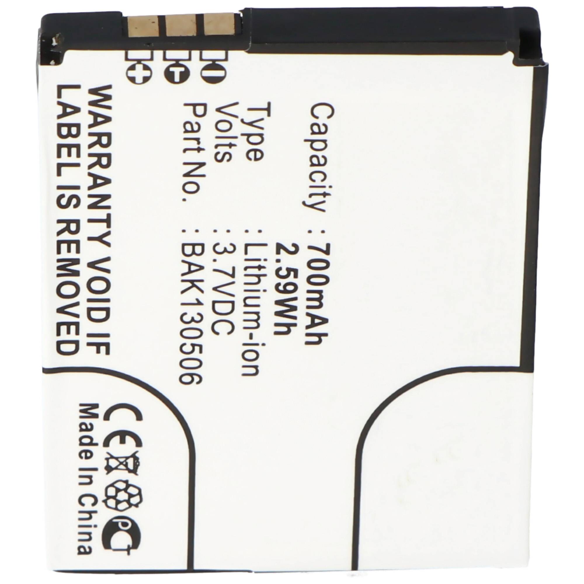 AVM Fritz Fon M2 Nachbauakku 700mAh passend für Fritz! Fon M2 Akku FRITZ!FON C4, BAK130506, Fritz!Fon M2 Akku