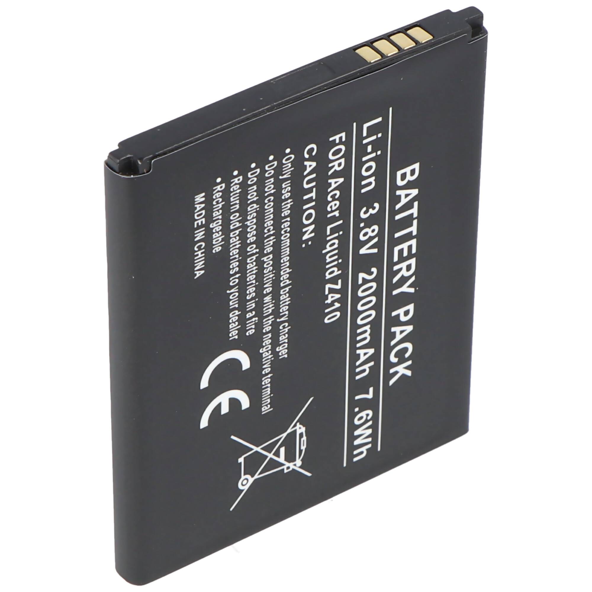 Akku passend für den Acer Liquid Liquid M330, Liquid M330 Dual SIM, Liquid M330 LTE, Liquid Z320, Liquid Z320 Dual SIM,