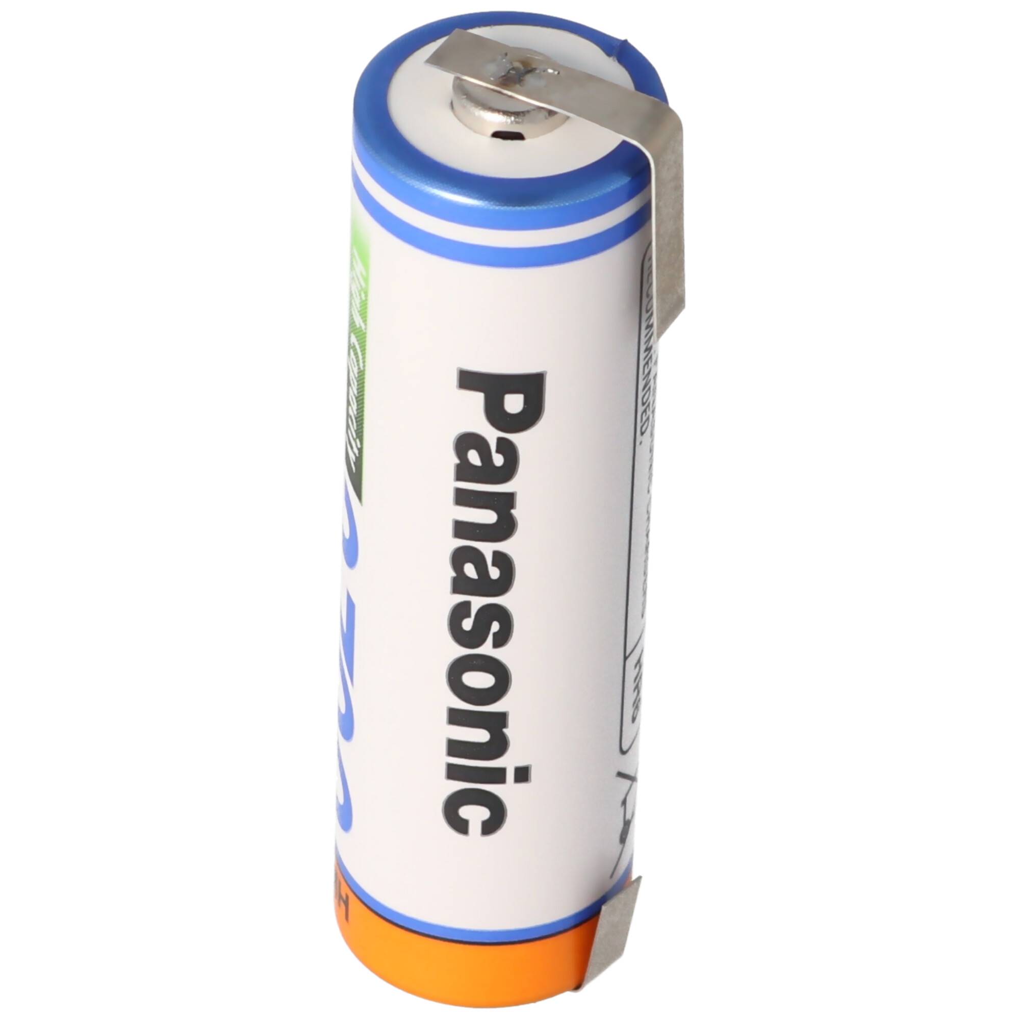 Panasonic Mignon AA NiMH Akku HR-3U 2700mAh mit Lötfahne in U-Form