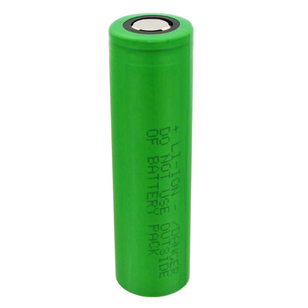 Sony Konion US18650VTC5A 2600mAh, 3,6V - 3,7V 2600mAh 65x18,2mm maximal 35A Stromabgabe Flat Top inkl. Akkuschutzbox