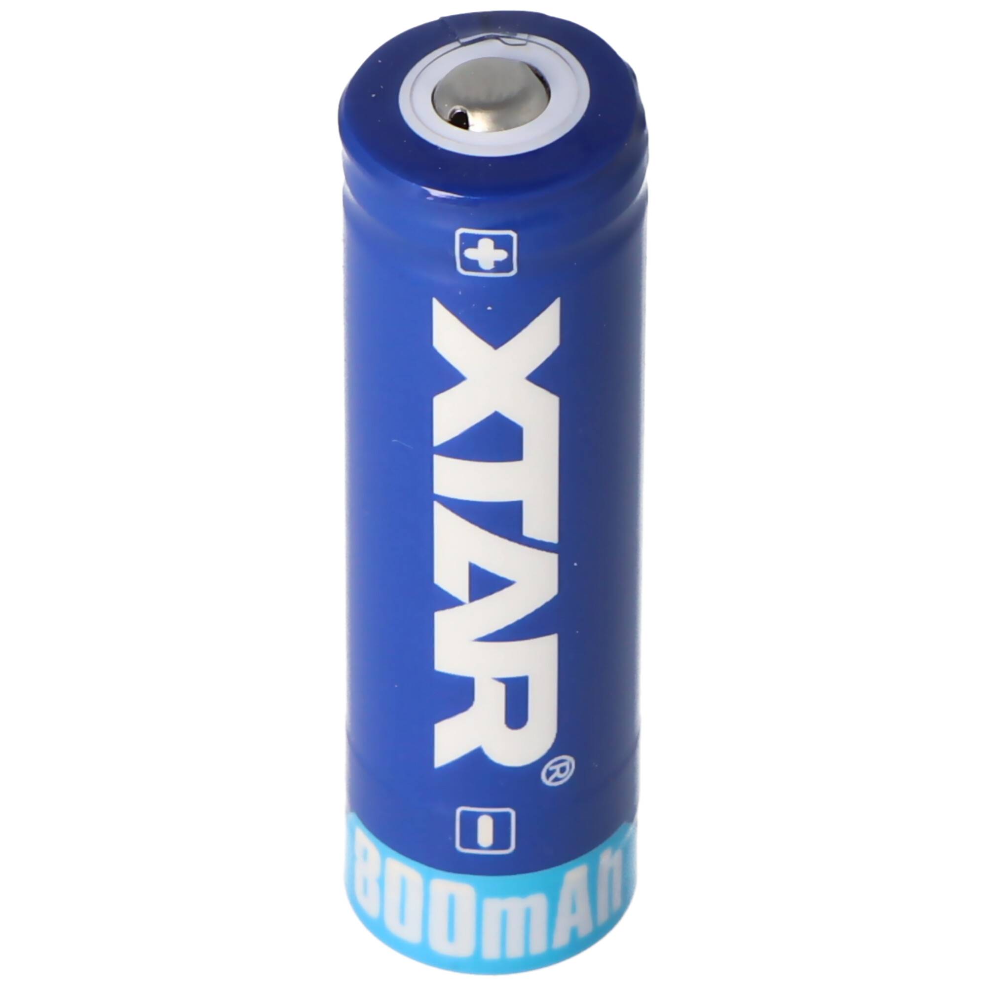Xtar 14500 - 800 mAh 3,6 V bis 3,7 Volt geschützter Li-Ion-Akku 50,5x14,3mm