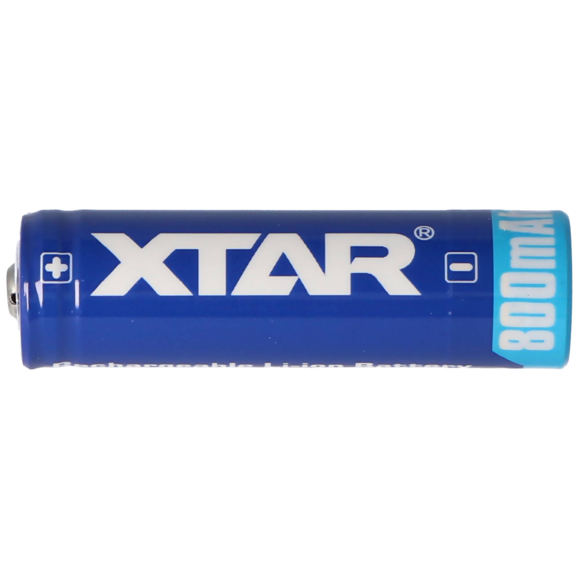 Xtar 14500 - 800 mAh 3,6 V bis 3,7 Volt geschützter Li-Ion-Akku 50,5x14,3mm