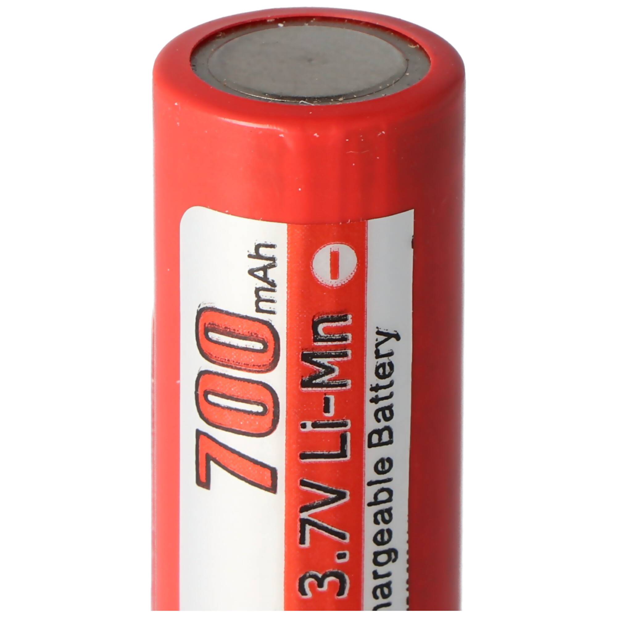 Efest IMR 14500 V2 Akku mit 700mAh 3,7V Li-Ion-Akku Pluspol erhöht, Abmessungen ca. 50,5x14,2mm beachten