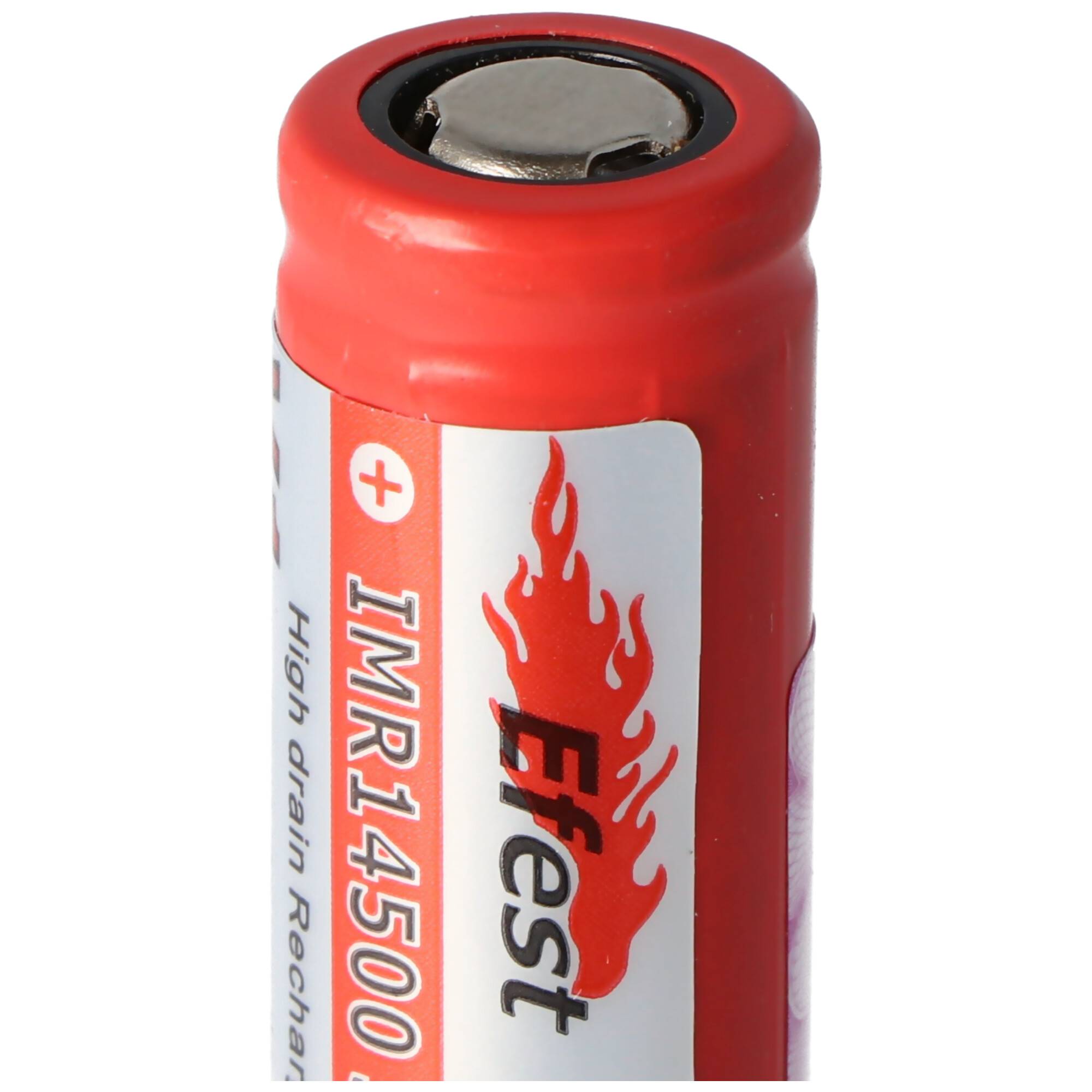 Efest IMR 14500 V1 - 700mAh 3,7V ungesicherter Li-Ion-Akku 50,1x14,15mm