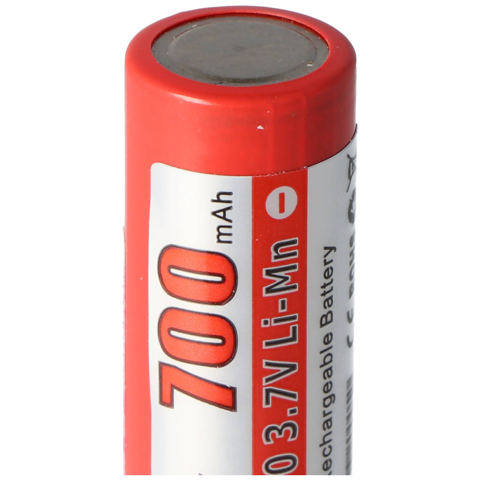 Efest IMR 14500 V1 - 700mAh 3,7V ungesicherter Li-Ion-Akku 50,1x14,15mm