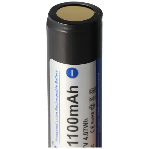 Keeppower 14650 1100mAh, 3,6V - 3,7V Li-Ion-Akku PCB geschützt, Abmessungen 67,45x14,15 Keeppower 14650 1100mAh, 3,6V - 3,7V Li-Ion-Akku PCB geschützt, Abmessungen 67,45x14,15