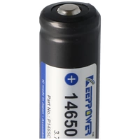 Keeppower 14650 1100mAh, 3,6V - 3,7V Li-Ion-Akku PCB geschützt, Abmessungen 67,45x14,15 Keeppower 14650 1100mAh, 3,6V - 3,7V Li-Ion-Akku PCB geschützt, Abmessungen 67,45x14,15