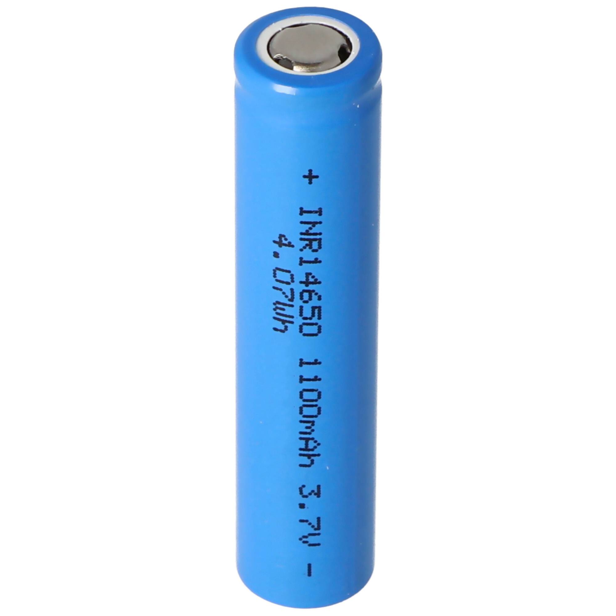 INR 14650 - 1100mAh 3,7V Li-Ion-Akku ungeschützt