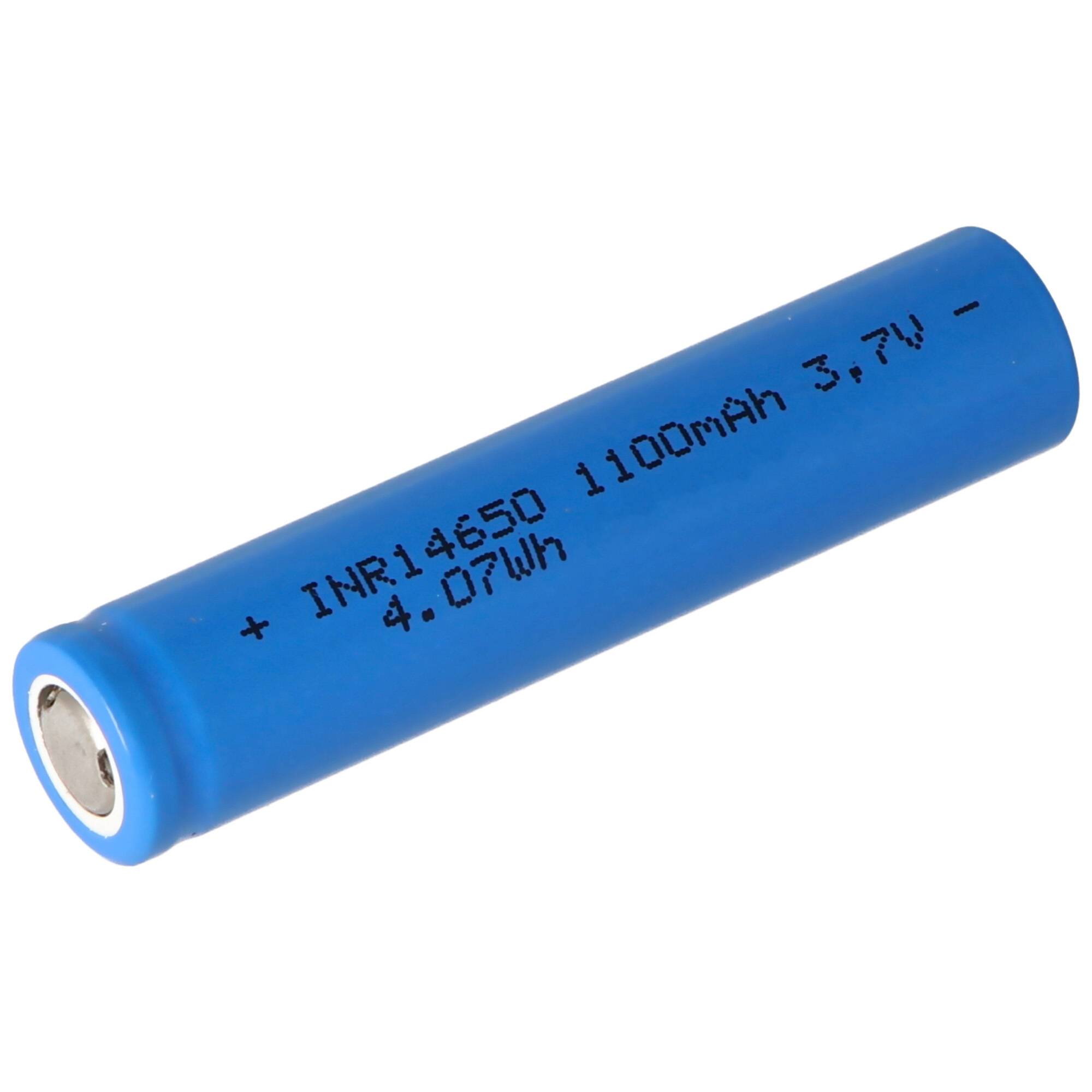 INR 14650 - 1100mAh 3,7V Li-Ion-Akku ungeschützt