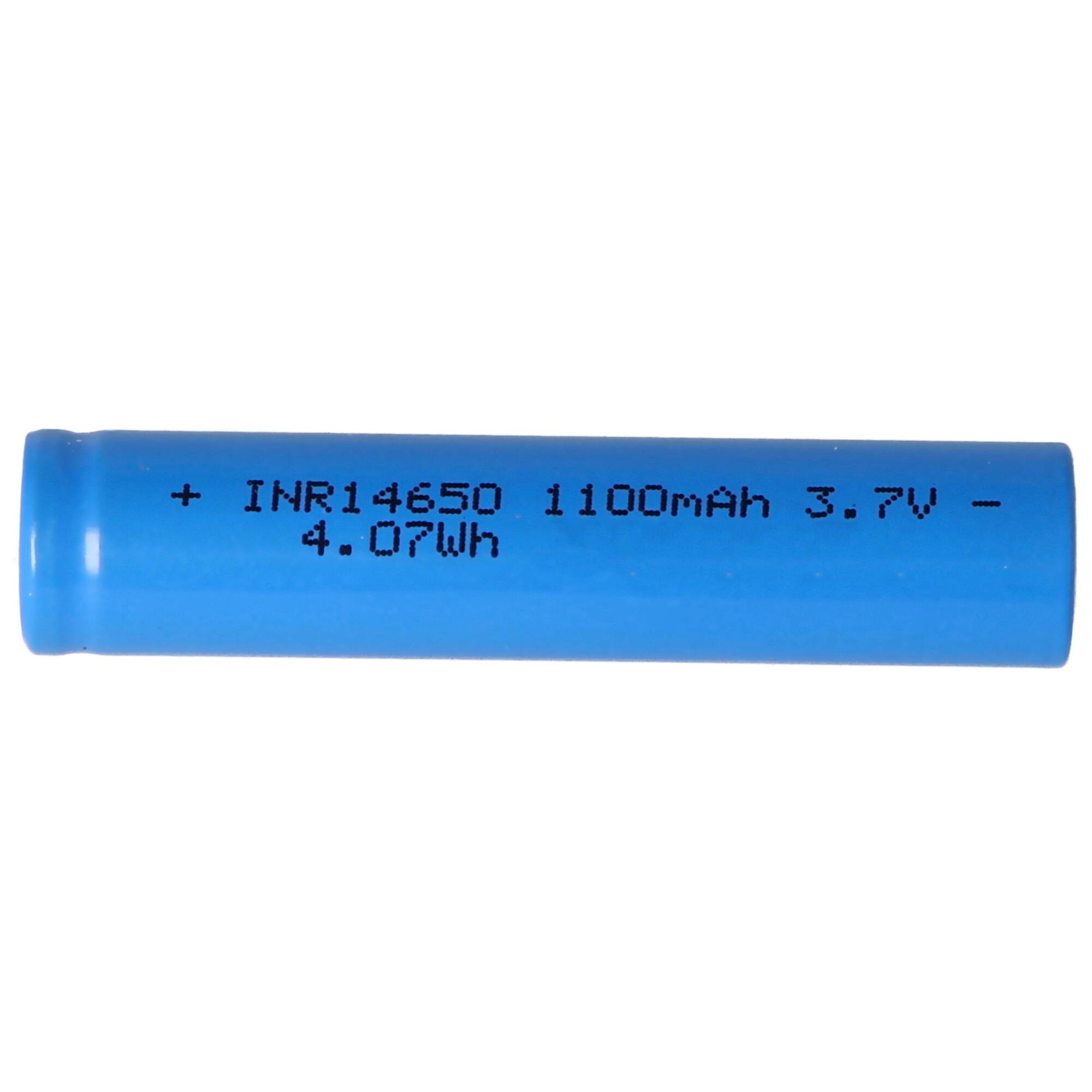 INR 14650 - 1100mAh 3,7V Li-Ion-Akku ungeschützt
