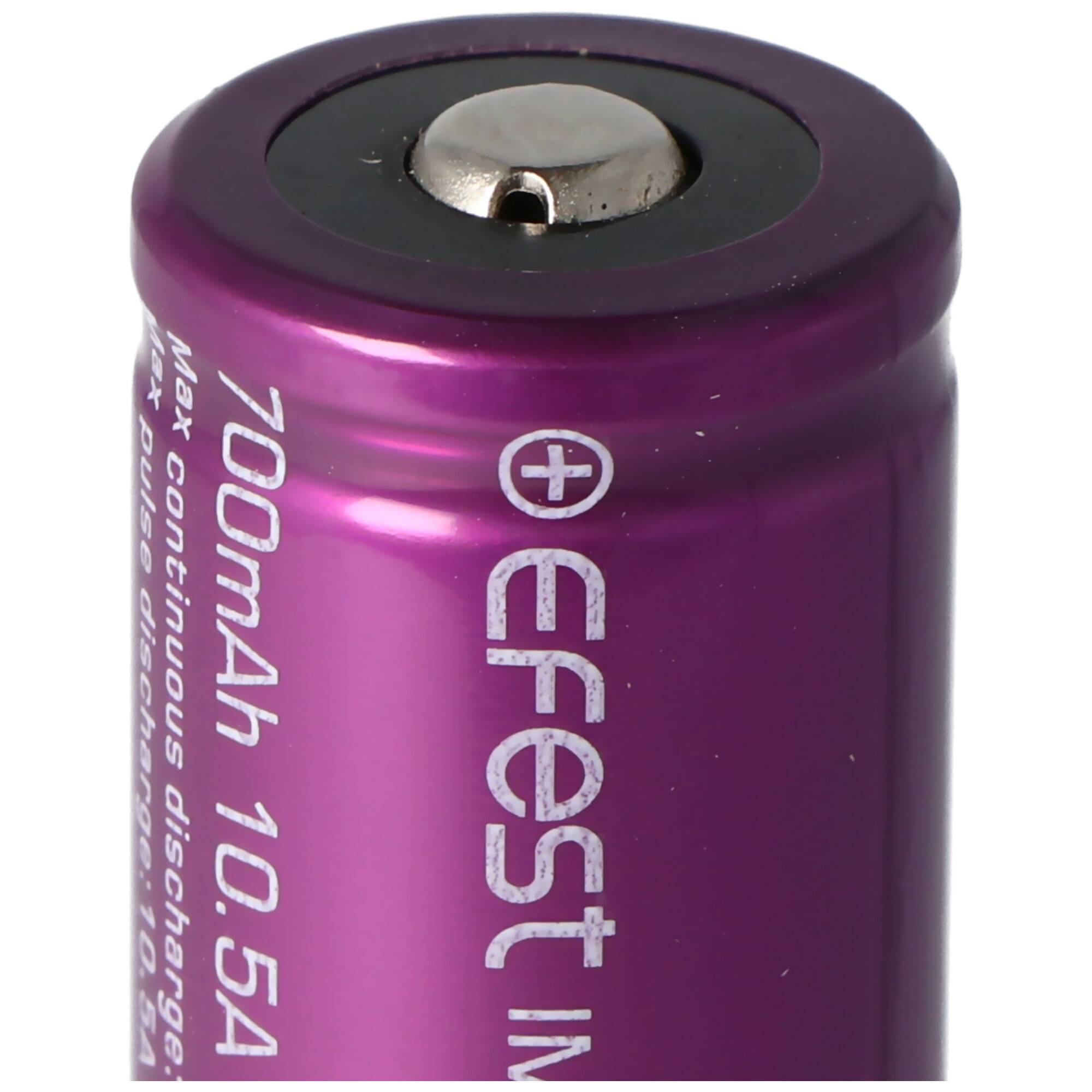 Efest Purple IMR18350 - 700mAh 3,7V Li-Ion-Akku (Pluspol erhöht)