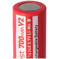Efest IMR 16340 V2 700mAh 3,7V Pluspol erhöht LiMn (IMR) Akku Efest IMR 16340 V2 700mAh 3,7V Pluspol erhöht LiMn (IMR) Akku