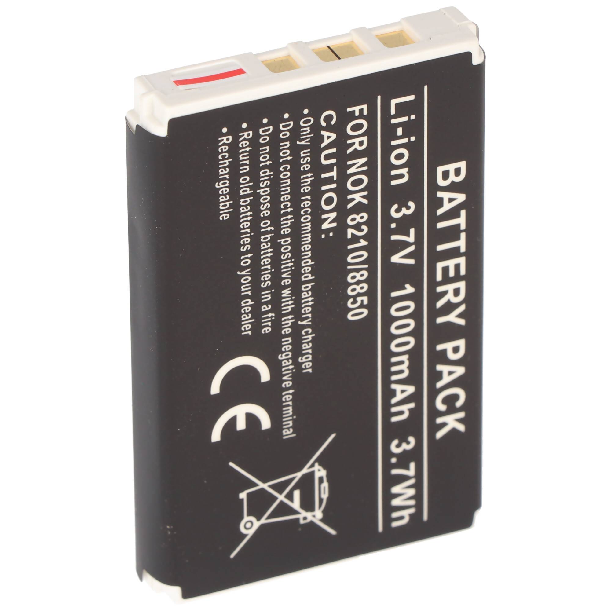Akku passend für Nokia 8210, 8850, Li-Ion, 3,7V, 1000mAh, 3,7Wh