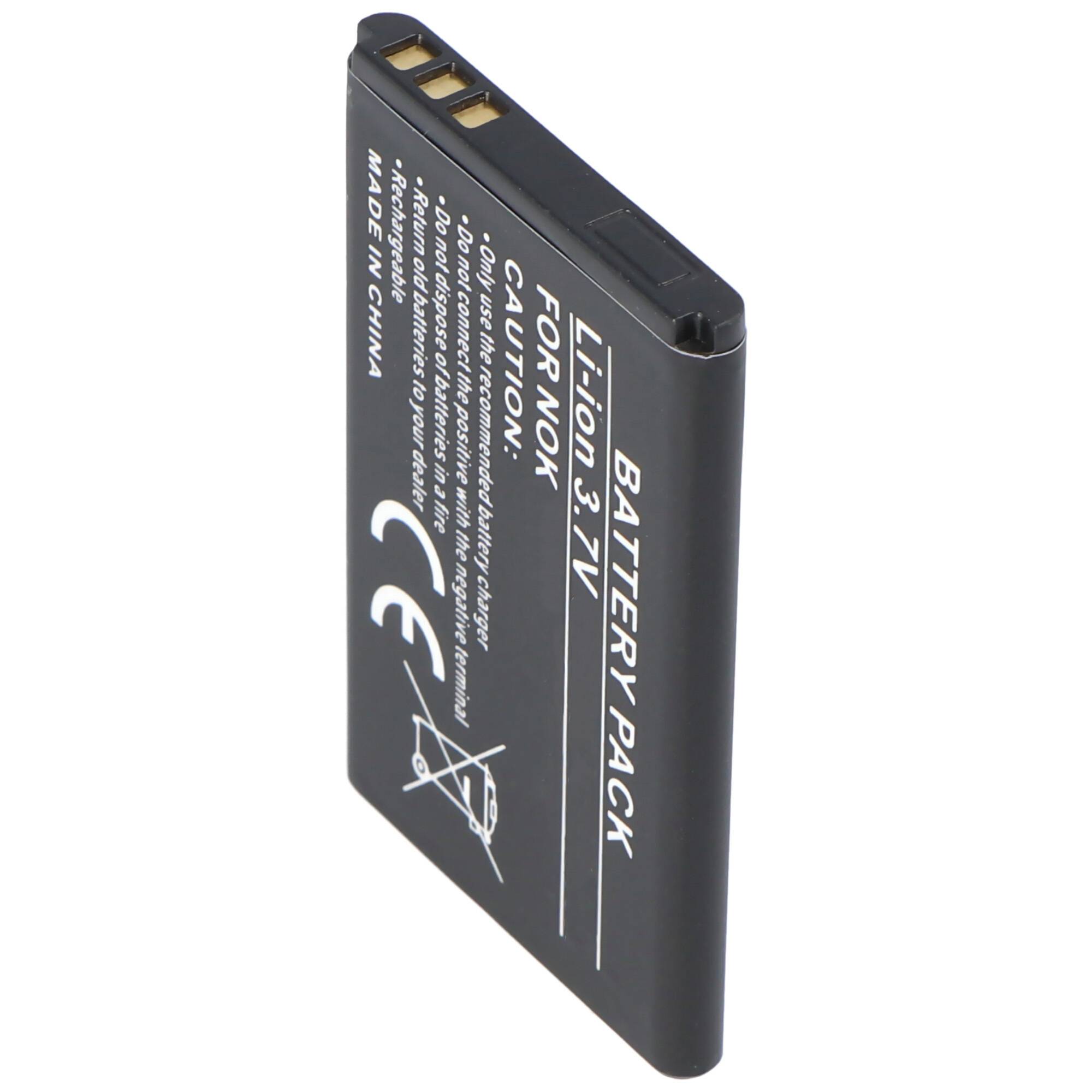 Akku passend für Nokia 5100, 6100, Li-Polymer, 3,7V, 750mAh, 2,8Wh
