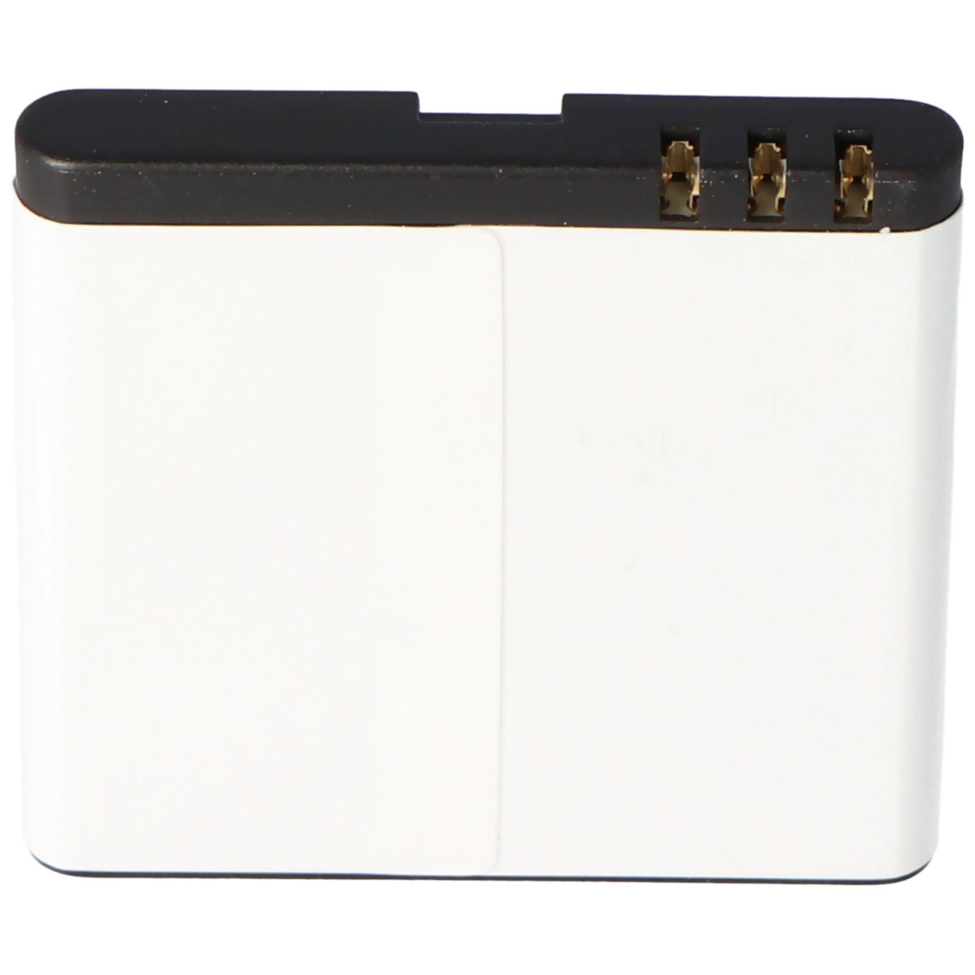 Akku passend für Nokia 7390, Li-Ion, 3,7V, 650mAh, 2,4Wh 39,9 x 40,9 x 5,7mm