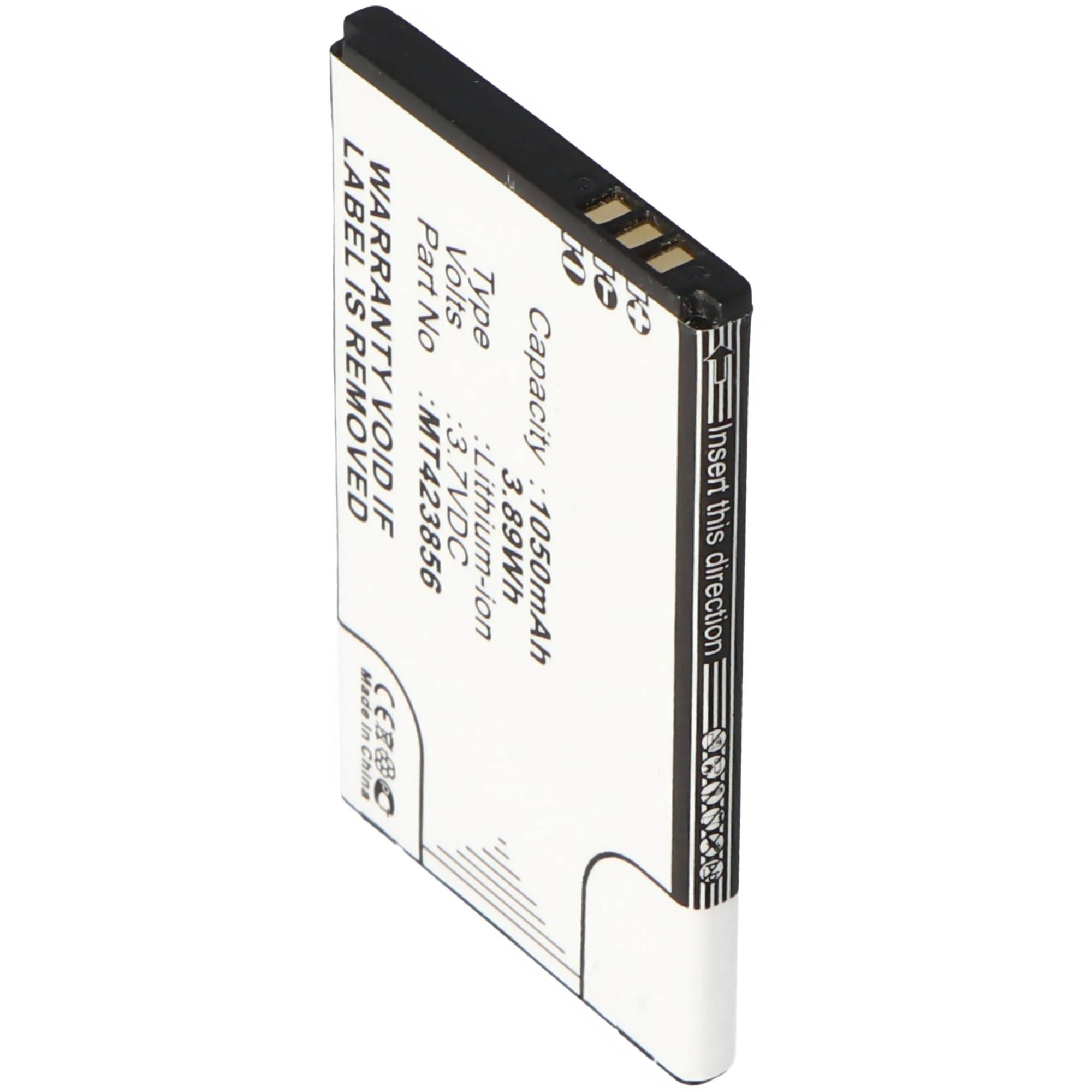 Akku passend für Olympia Touch, 2179, Li-Ion, 3,7V, 1050mAh, 3,9Wh